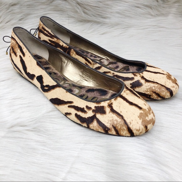 Sam Edelman Joya Animal Print Ballet Flats Sz 10.5 - Picture 5 of 8